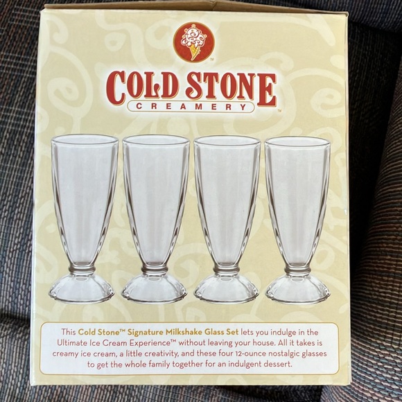 Cold Stone Creamery glasses set NIB - Picture 4 of 5